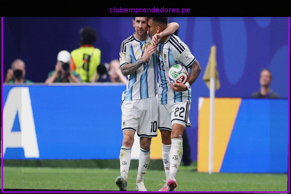 Lautaro Martínez: "Luchamos por Messi, es el mejor de todos los tiempos"
